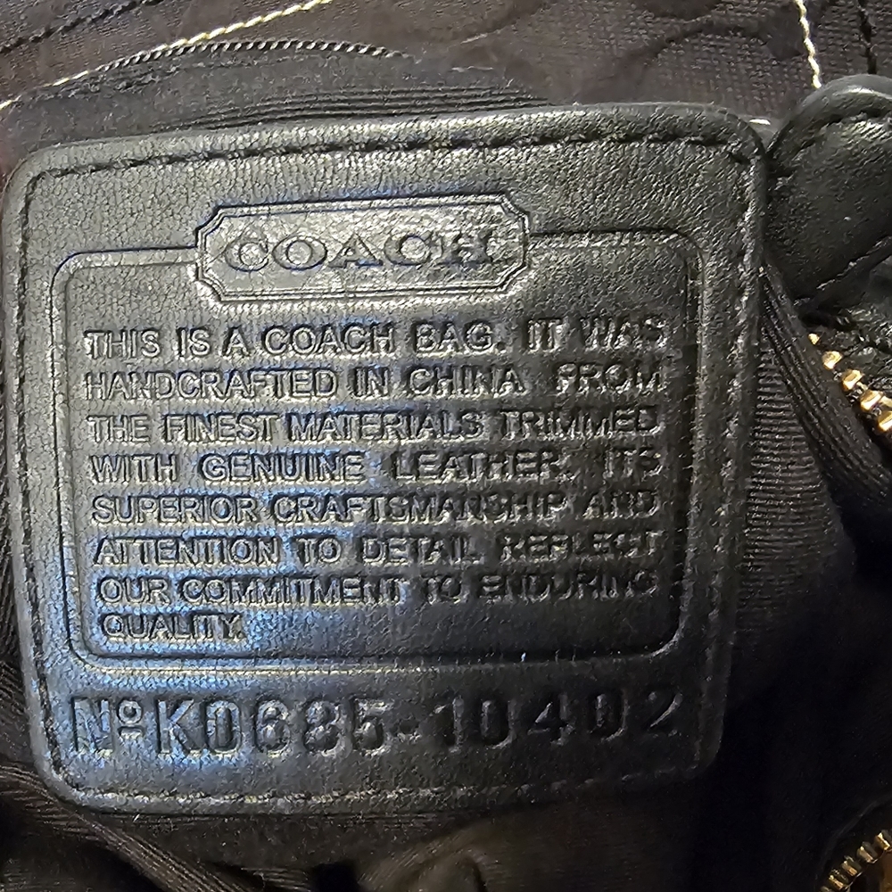 Coach Crossbody Bag Black. Pre-owned. K0685 - Picture 6 of 6